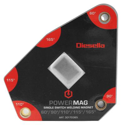 Multivinkel Svejsemagnet med 60°/90°/110°/115°/165° vinkler og on/off funktion (30kg/295N)